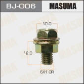 Болт с гайкой MASUMA BJ-006 M6х12х1,0 (набор 6шт)