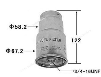 Фильтр топливный  FC-184 BIO / MQ901734 / R2L113ZA5B9A / 2339033020